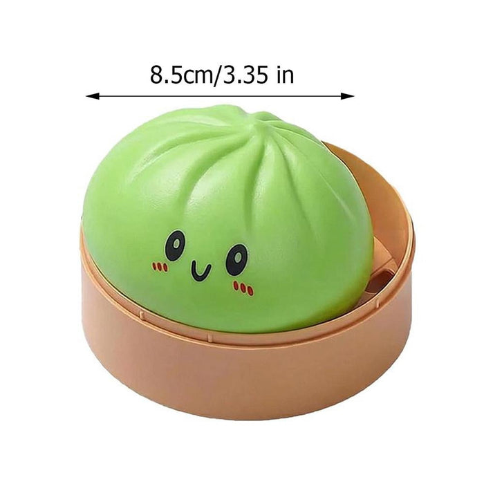 Dumpling Squishy Toy, Slow-Rising Glitter Fidget, 8.5 cm