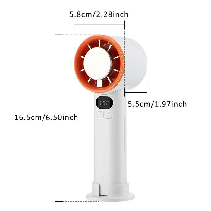 Portable Mini Fan Handheld Cooling Fan with Ice Cold Plate, 3000mAh Rechargeable Battery Instant Cooling, USB Personal Air Cooler for Home, Office, Travel, Outdoor Model B11B