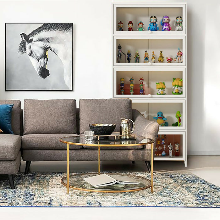 5-Tier Transparent Dustproof Display Cabinet｜5層透明防塵展示櫃