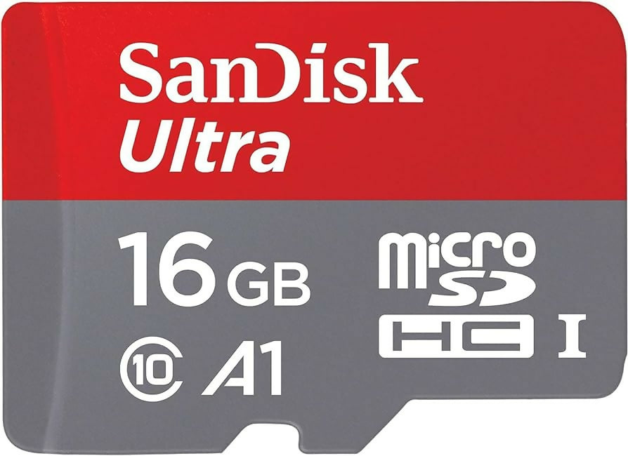 SanDisk 16GB Ultra microSDHC UHS-I A1 C10 Memory Card (Refurbished)