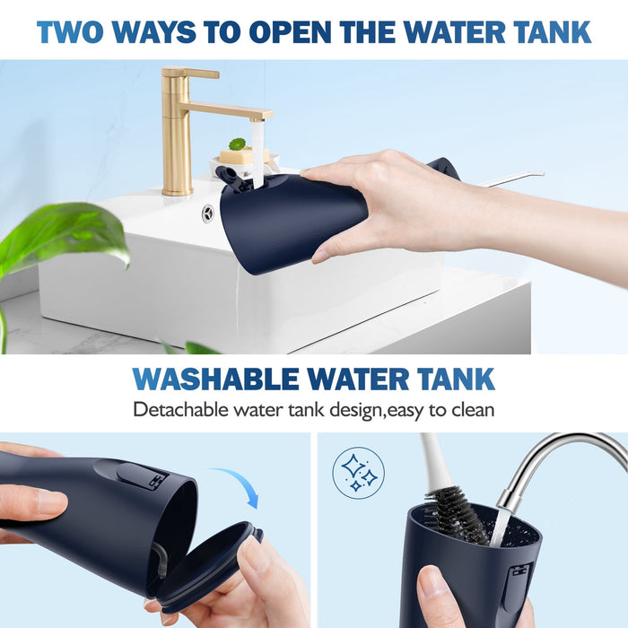 Water Flosser, 5 Modes, 300 mL Cordless Oral Irrigator, Travel