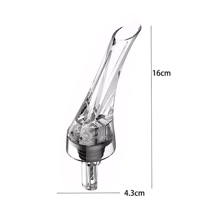 Bottle Pourer Spout, Drip-Control Clear Dispenser, 16 cm