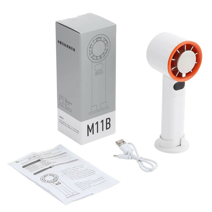 Portable Mini Fan Handheld Cooling Fan with Ice Cold Plate, 3000mAh Rechargeable Battery Instant Cooling, USB Personal Air Cooler for Home, Office, Travel, Outdoor Model B11B
