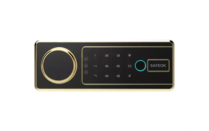 (White) Mini Safe - Colourful Series High-Security Smart Safe, Fingerprint,WIFI Remote & Keypad Lock