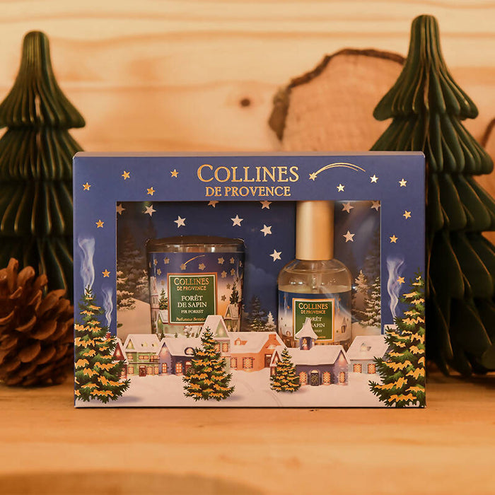 X'mas Collection - Room Spray 50ml + Starry Sky Scented Candle 75g Gift Box 法國家居香薰噴霧+香薰蠟燭(聖誕星星閃亮系列) 禮盒裝
