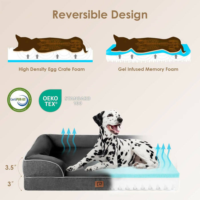 Dog bed with waterproof liner best sale