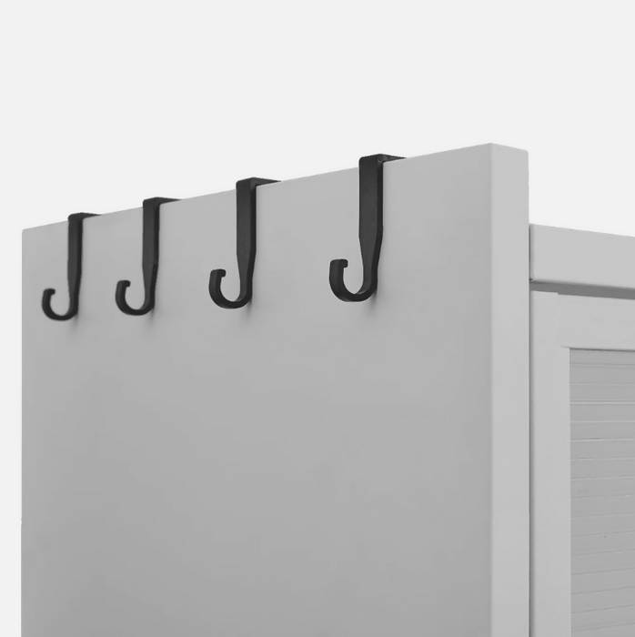 多層儲物廚房儲藏櫃，自立式廚房烘焙架，金屬材質，適用於餐廳、客廳和辦公室（4 翻轉門）