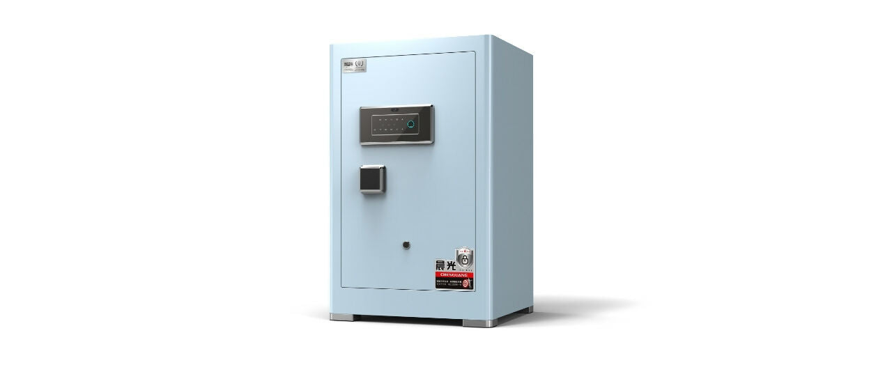 Seagull MK2 Meteor Blue Low-Carbon Alloy Steel Security Safe and Lockbox with Finger Print Keypad