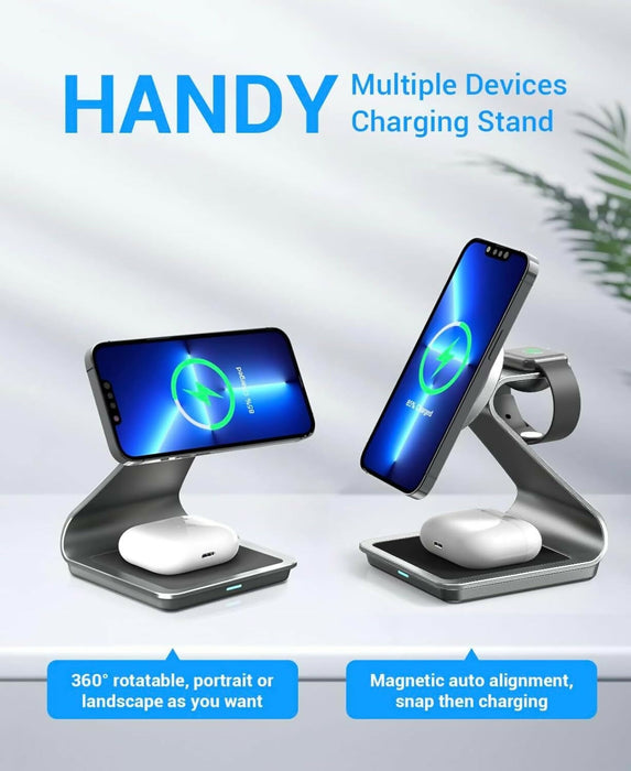 三合一多用途無線充 | 3-in-1 Multi-Purpose Wireless Charger
