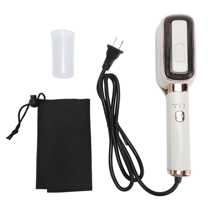 Portable Handheld Garment Steamer Iron, 2-in-1 Travel Clothes Steamer with 180° Rotating Handle, Ceramic-Coated Panel, Compact 609g Design, Dry & Steam Iron for Home and Travel,Thoughtful Mother's Day Gift for Her