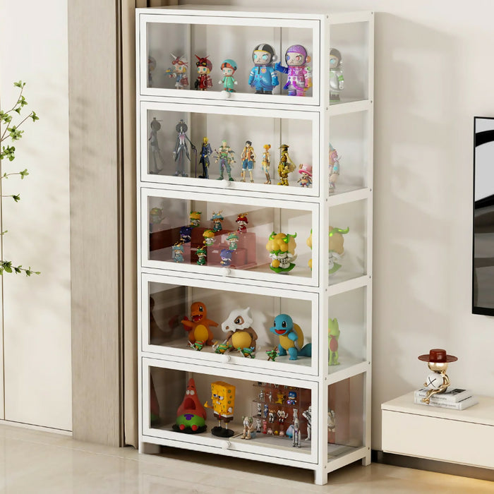 5-Tier Transparent Dustproof Display Cabinet｜5層透明防塵展示櫃