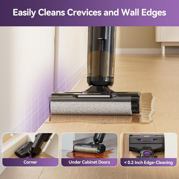 Cordless All-in-One Multi-Surface Cleaner, Vacuum & Wash at the Same Time