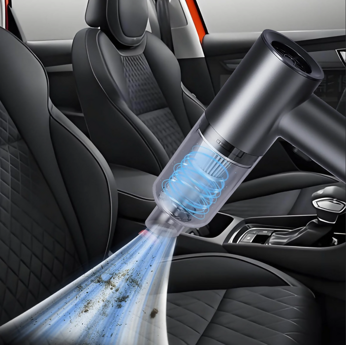 Portable Car Mounted Vacuum Cleaner Wireless Charging For Car Use High Suction Power Powerful Small Handheld Mini For Household Use, and For Pets