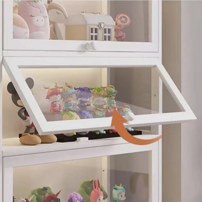 5-Tier Transparent Dustproof Display Cabinet｜5層透明防塵展示櫃