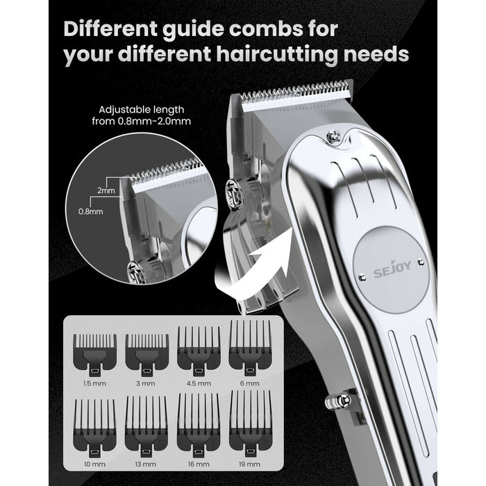 Cordless Hair Clipper and T-Blade Trimmer Set, Gold