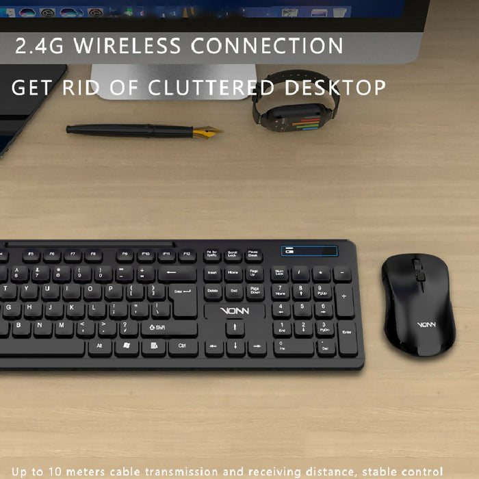 VONN 2.4G Wireless Mouse & Keyboard Combo