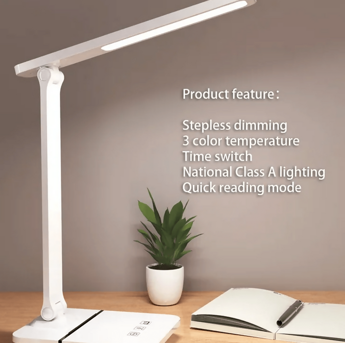 3段亮度觸控式護眼學習檯燈 | Touch Control LED Desk Lamp | 3-Level Brightness 3000K–6000K