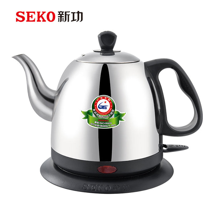 新功SEKO 不鏽鋼快煮電熱水壺 電熱水壺 1L 800W