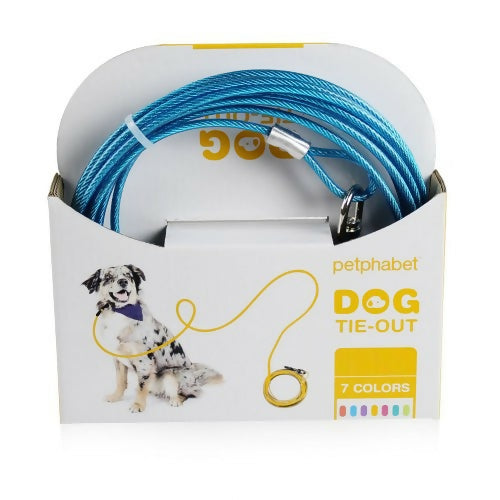 PETPHABET 4.5M 狗繫帶，重型繫帶電纜，適用於重達 50 磅的大型犬（顏色隨機）