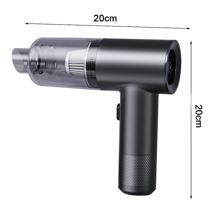 Portable Car Mounted Vacuum Cleaner Wireless Charging For Car Use High Suction Power Powerful Small Handheld Mini For Household Use, and For Pets