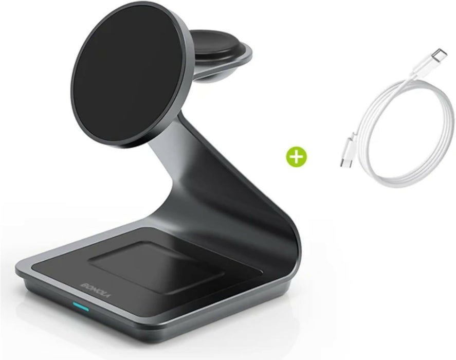 三合一多用途無線充 | 3-in-1 Multi-Purpose Wireless Charger