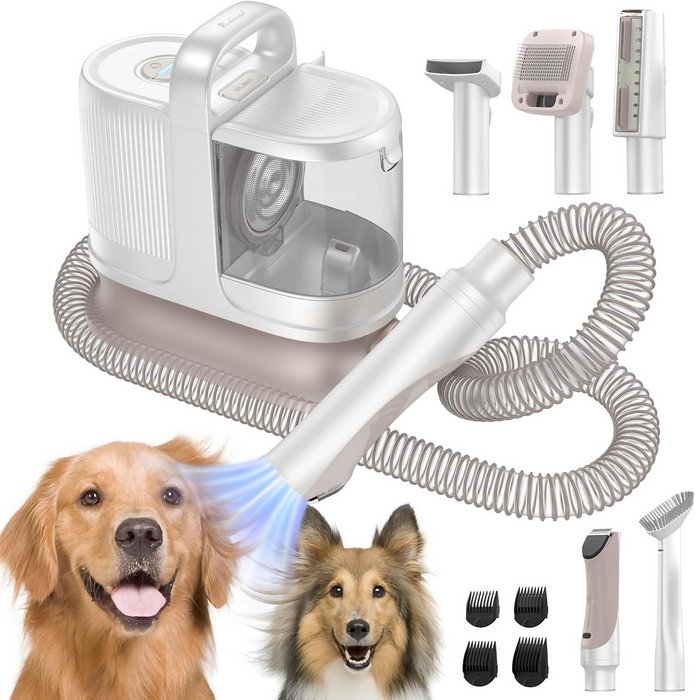 Dog hair vacuum groomer best sale