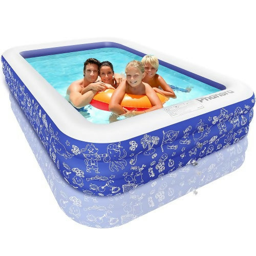 Big Pool Large Inflatable Pool For Family, 165'' X 76'' X 22