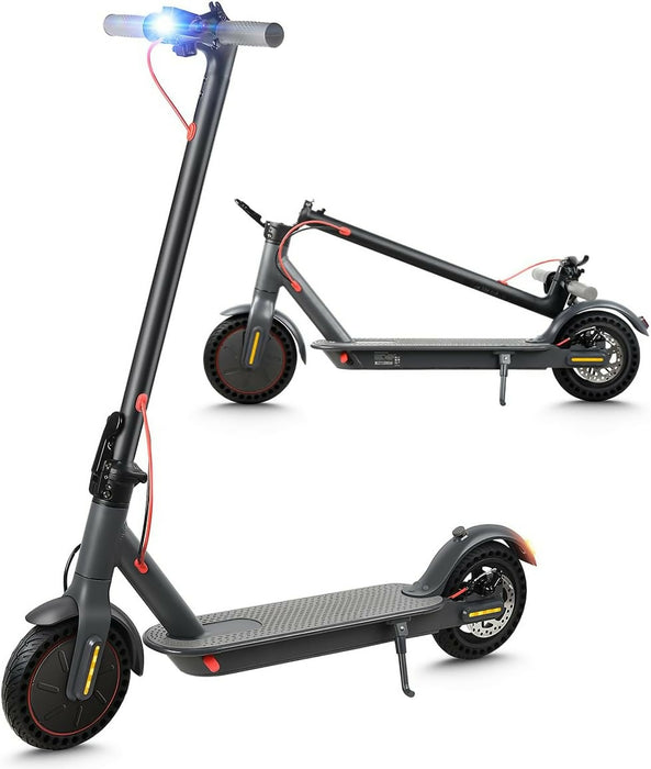Electric Scooter for Adults, 350W Foldable Commuter E Scooter with App Control, 8.5" Honeycomb Tires, Dual Brakes, 10.4Ah Battery, Up to 30 km/h, Black