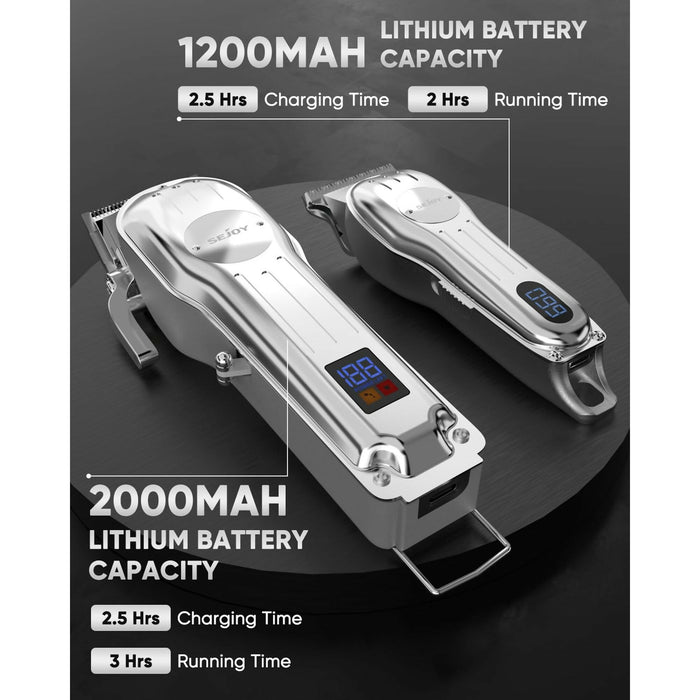 Cordless Hair Clipper and T-Blade Trimmer Set, Gold