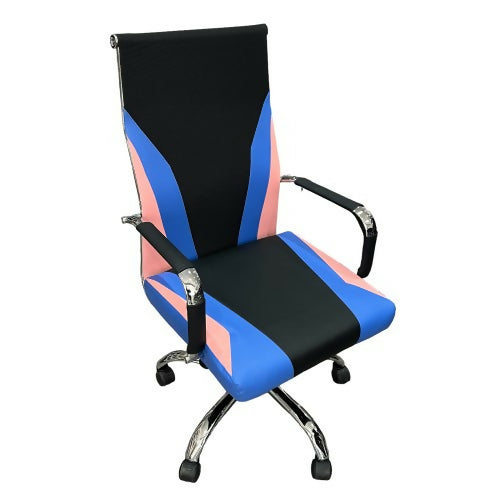 Ergonomic Office Chair, PU Leather Office Chair with Swivel Wheels, Height Adjustable for Home, Office
