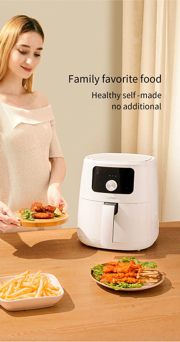 Xiaomi Youpin Lydsto Air Fryer 5L Oil Free Air Fryer with Touch Screen Smart APP