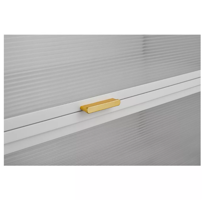 多層儲物廚房儲藏櫃，自立式廚房烘焙架，金屬材質，適用於餐廳、客廳和辦公室（4 翻轉門）