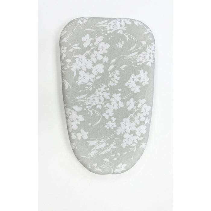 Tabletop Ironing Board with Foldable Legs & Hanging Hook Floral Padded Mini Ironing Board, 60 x 36 x 19 cm Compact Ironing Surface for Small Spaces, Dorms & Quick Touch-Ups