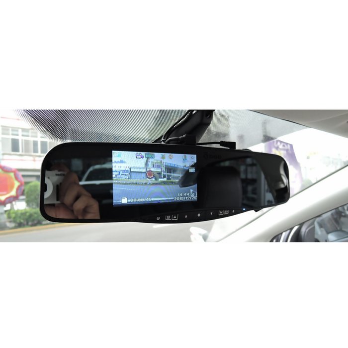 DOD Rearview mirror camera with GPS - RX400W