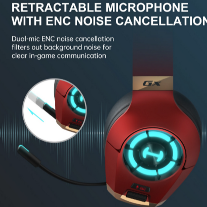 HECATE by Edifier GX Hi-Res Wired Gaming Headphones with Microphone - ENC Noise Cancelling - 50mm Driver