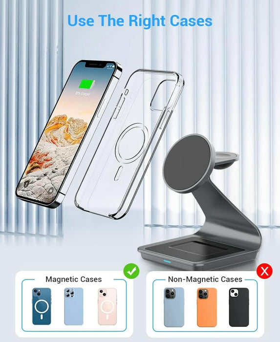 三合一多用途無線充 | 3-in-1 Multi-Purpose Wireless Charger