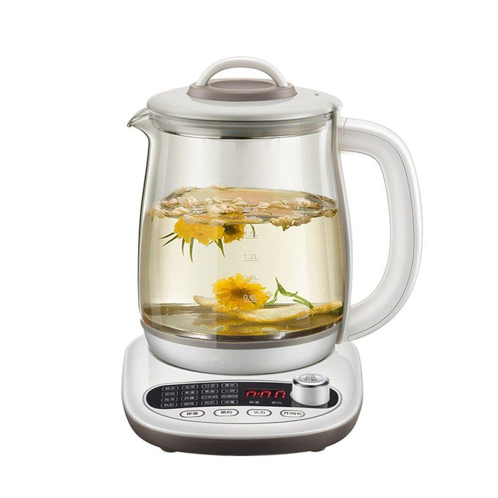 小浣熊 B18P1人氣爆款多功能養生壺 多功能玻璃電煮壺 1.8L 1000W