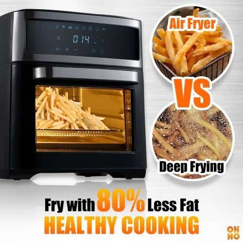 OHHO 8合1大容量對流式氣炸煎烤箱 13L / OHHO 8-in-1 Air Fryer Convection Oven 13L