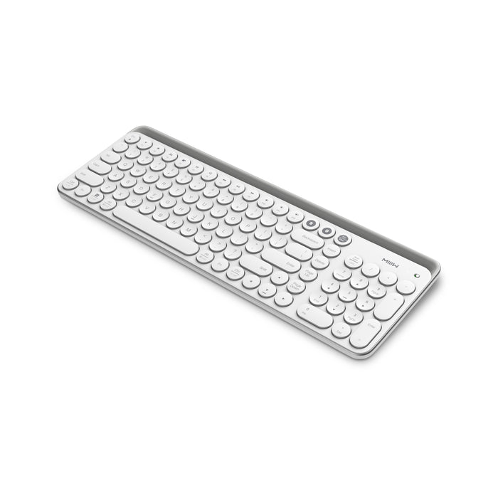 MIIIW K02 藍牙雙模鍵盤-白色