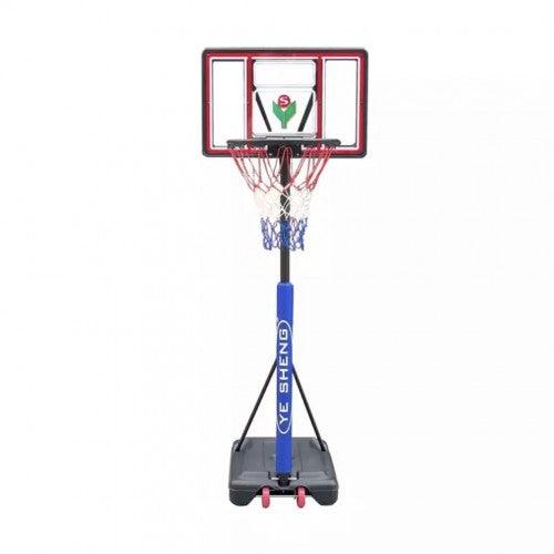 5.9英尺迷你籃球架和籃筐籃板可調節帶輪子，適合兒童戶外