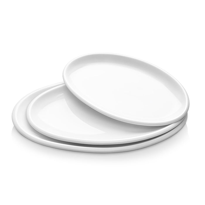 纯白简约餐盘火鸡盘圣诞大餐烤箱盘椭圆形餐盘Large Serving Platter