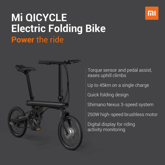 小米電助力折疊自行車