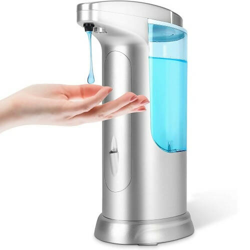 自動皂液器，400ml非接觸式皂液器，帶開/關開關