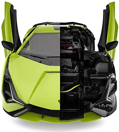 拼搭套件，Rastar 1:18 Lamborghini Sian DIY 拼搭套件帶遙控器，72 件