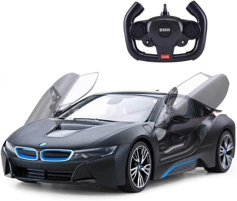Rastar 1:14 BMW i8 Remote Control Car with Open Doors and Working Lights