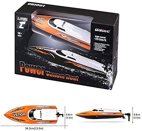 Voltz Toys Venom High Speed Remote Control Boat Toys - 25KM/H