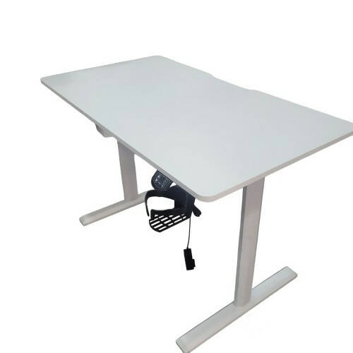 MSW 電動站立式辦公桌，110 x 60 厘米鋼製可調節高度辦公桌，快速組裝，超靜音電機 - V3-1160