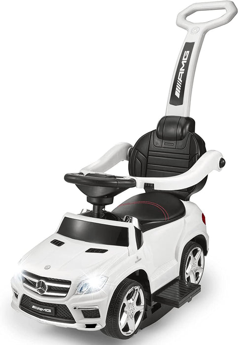 Voltz Toys Mercedes-Benz AMG GL63 4-in-1 Baby Walker with Push Bar, LED Lights and MP3 Player