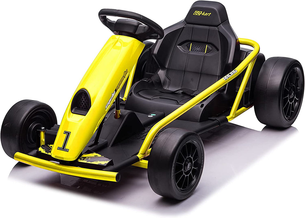 Voltz Toys 24V High-Speed GoKart Outdoor Racer Drifter with Seat Belt