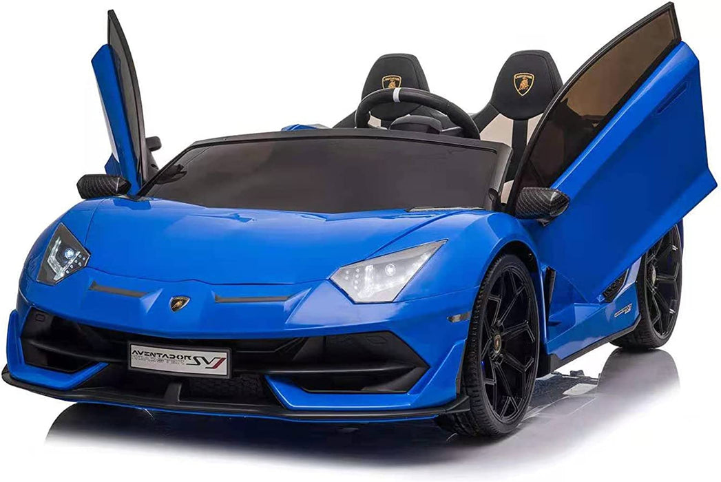 Voltz Toys 2 Seater 24V Licensed Lamborghini Aventador SVJ Drifter ride on car with Remote Control